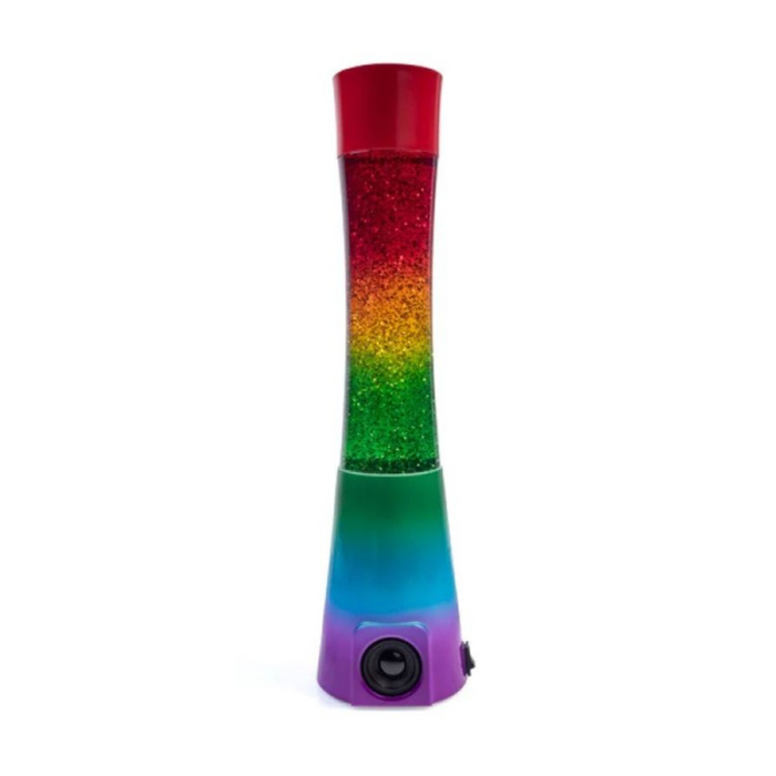Glitter Lamp Speaker Rainbow