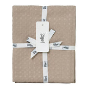 Waffle Tea Towels Sandstone 50x70cm 2pk