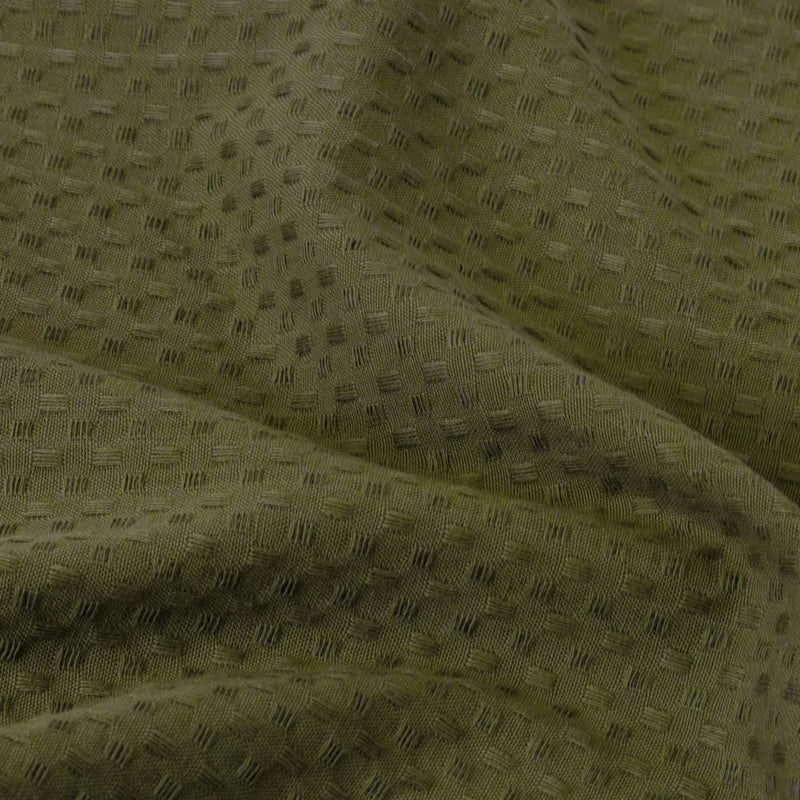 Waffle Tea Towels Olive 50x70cm 2pk