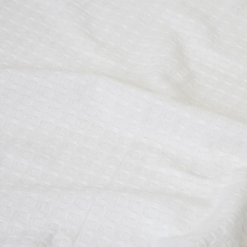 Waffle 2 Pack Tea Towels White 50x70cm