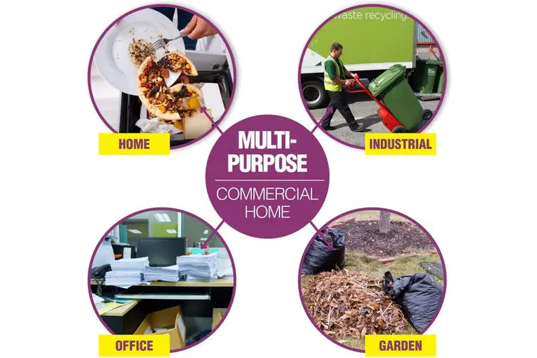 Bin Liner Garbage Bag 240L Black 10pk