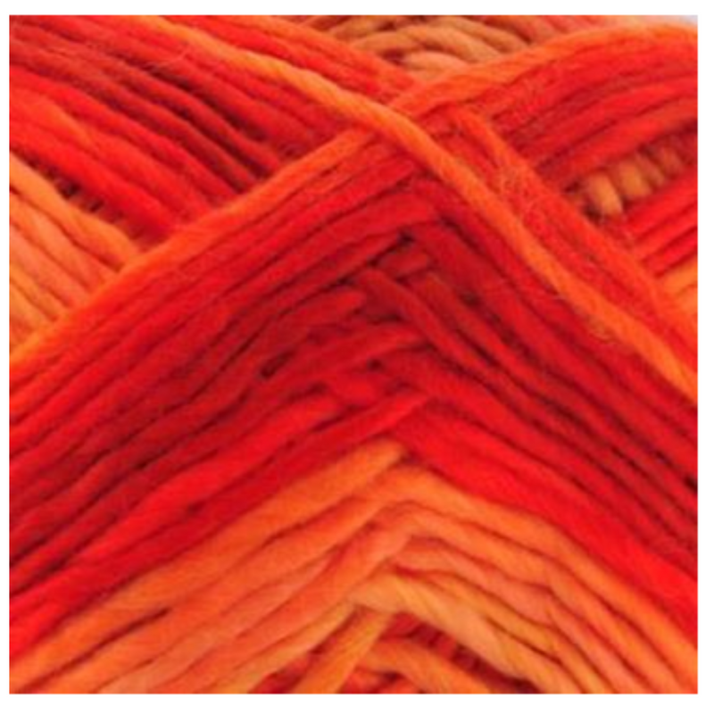 Glimmer Twist Yarn Multi Molten Lava 100g (134m)