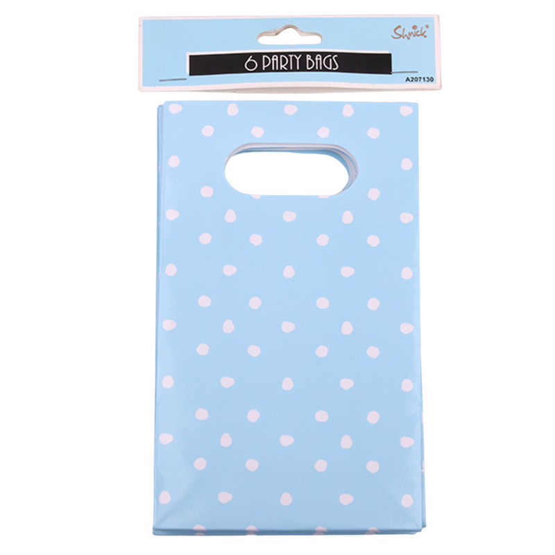 Party Bags Blue 6pk