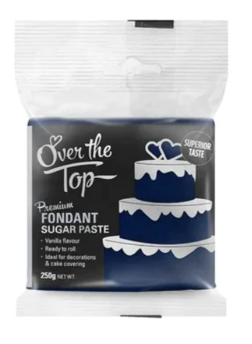 Over The Top Navy Blue Premium Fondant 250g