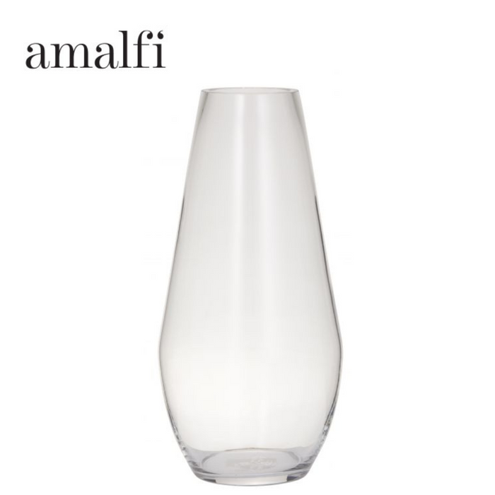 Amalfi Pippa Vase Clear 16.5x16.5x35cm