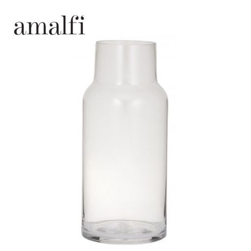 Amalfi Addison Vase Clear 15x15x34cm