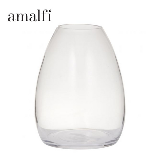 Amalfi Lena Vase Clear 17.5x17.5x23cm