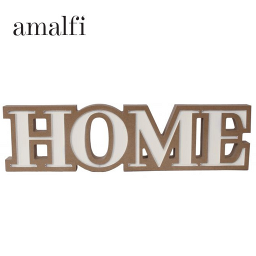 Amalfi Homely Sculpture Natural 55x15x3.7cm
