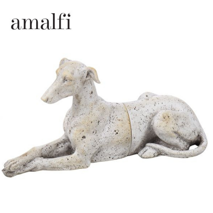 Amalfi Hound Bookends White 31.00x9.80x13.70cm