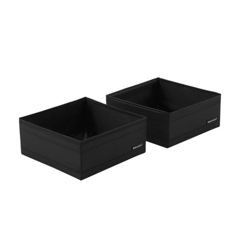 Kloset Storage Cube Square 2Pack Black