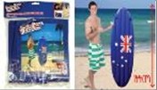 Inflatable Surfboard Australiana Design 144x43cm