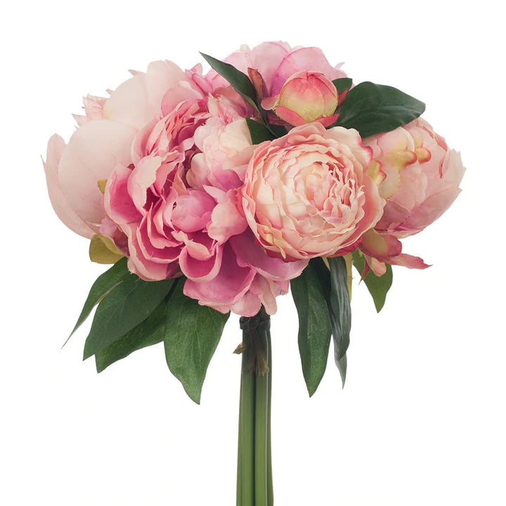 Peony Bouquet Pink 30cml