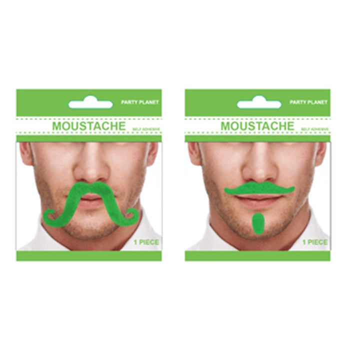 Assorted Moustache Green