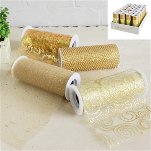 Assorted Ribbon Gold