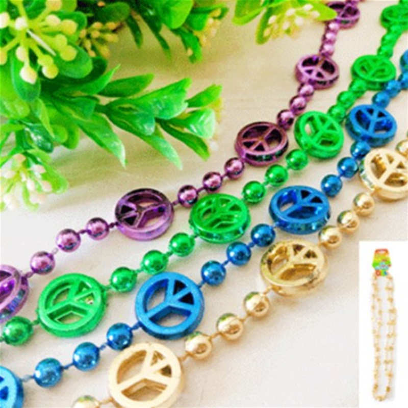 2PK PEACE SIGN NECKLACE