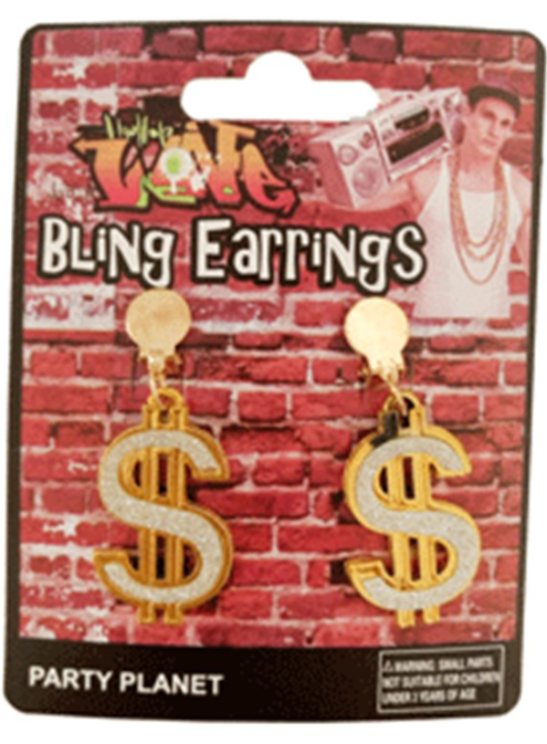 Earrings Dollar Sign
