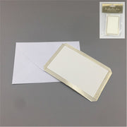 Mini Blank Cards with Envelopes Gold 3pk
