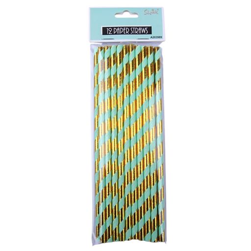 Paper Straws Luxe Mint 20pk