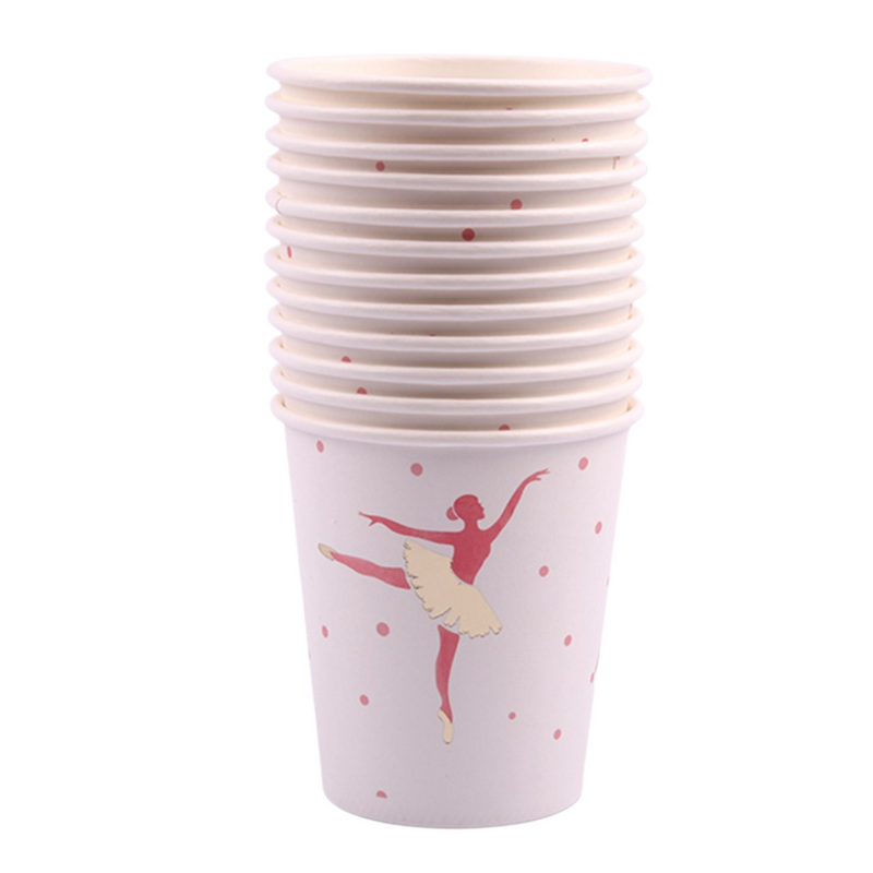 Ballerina Paper Cups 200ml 12pk