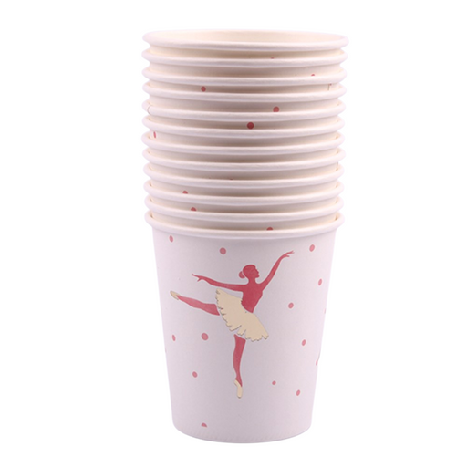 Ballerina Paper Cups 200ml 12pk