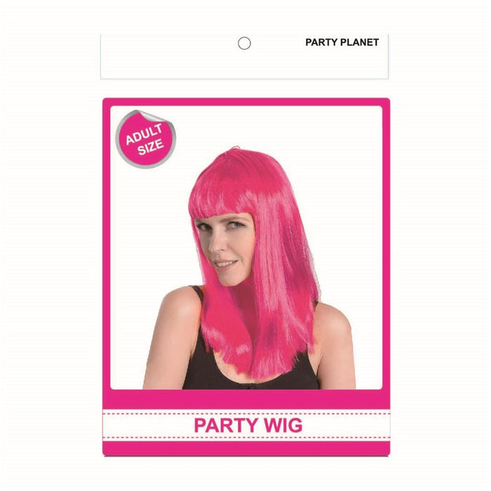 Long Wig - Pink