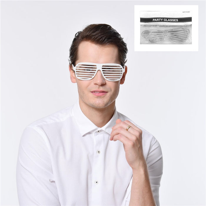 Bling Glasses - White