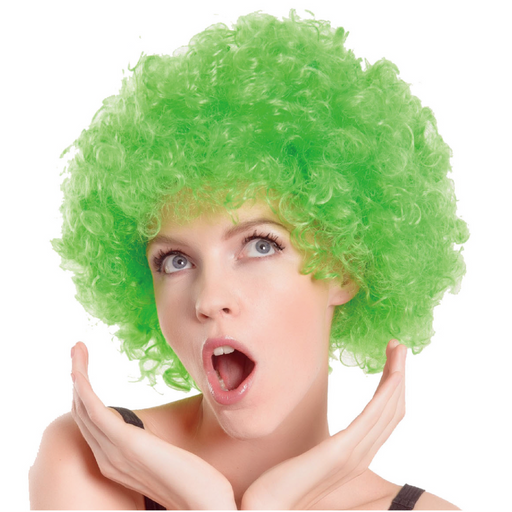 Afro Wig Green