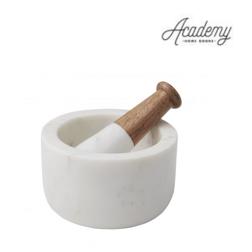 Ronis Academy Eliot Mortar and Pestle 13.5x13.5x8cm White Natural