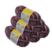 Ronis Acrylic Yarn Multi 09 100g 189m Berry – thumbnail