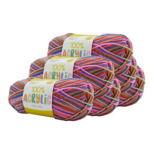 Ronis Acrylic Yarn Multi 16 100g 189m Fantasy