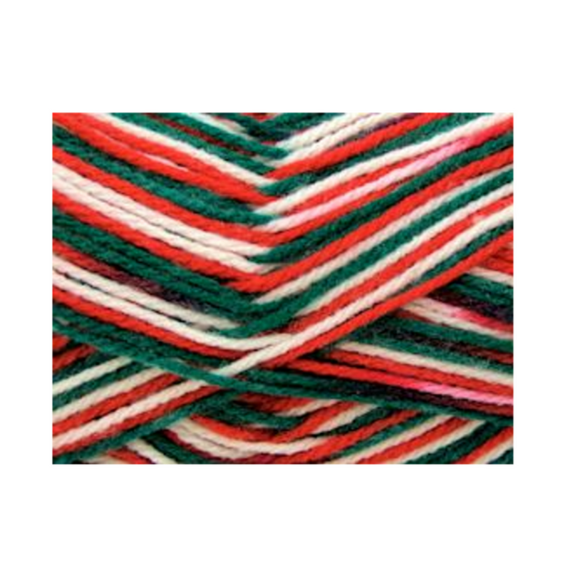 Ronis Acrylic Yarn Multi 21 100g 8ply 189m Christmas