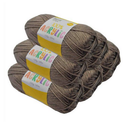Ronis Acrylic Yarn Solid 04 100g 189m Taupe