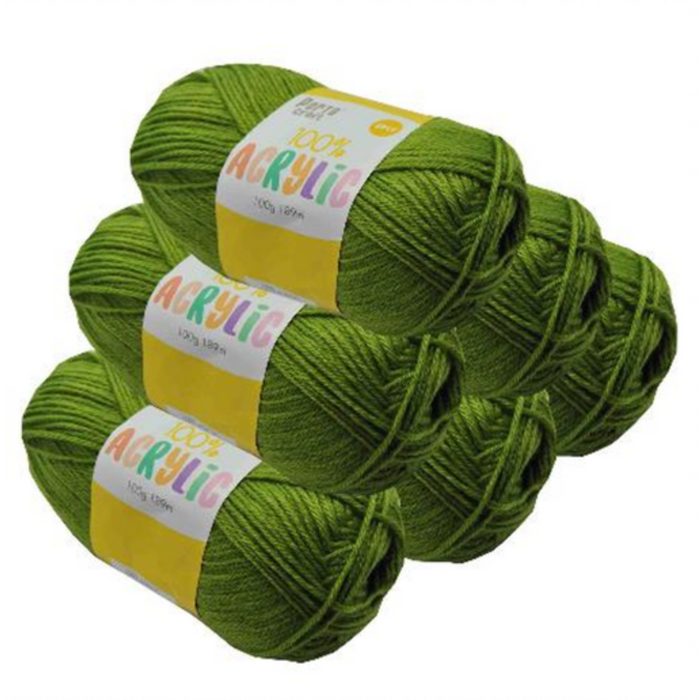 Ronis Acrylic Yarn Solid 15 100g 189m Tree Frog