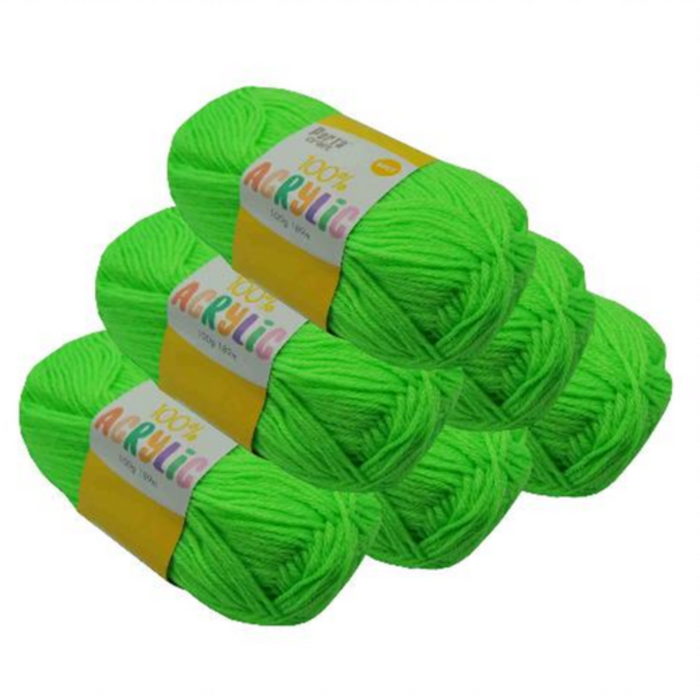 Ronis Acrylic Yarn Solid 18 100g 189m Bright Green