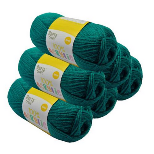 Ronis Acrylic Yarn Solid 20 100g 189m Teal