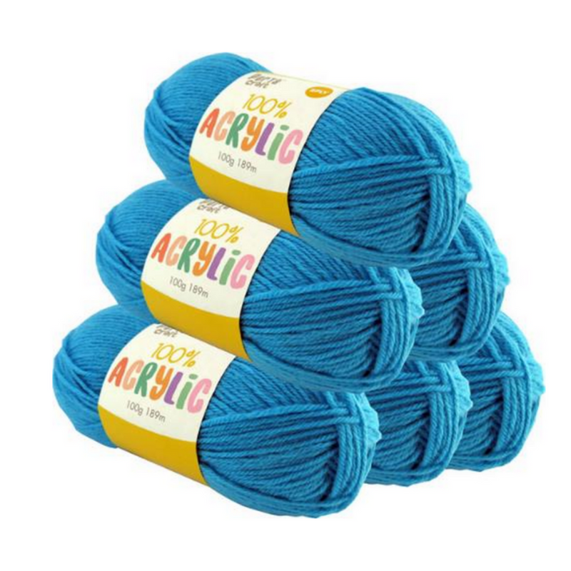 Ronis Acrylic Yarn Solid 24 100g 189m Hot Blue