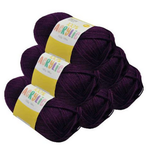 Ronis Acrylic Yarn Solid 30 100g 189m Purple