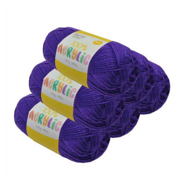 Ronis Acrylic Yarn Solid 31 100g 189m Violet
