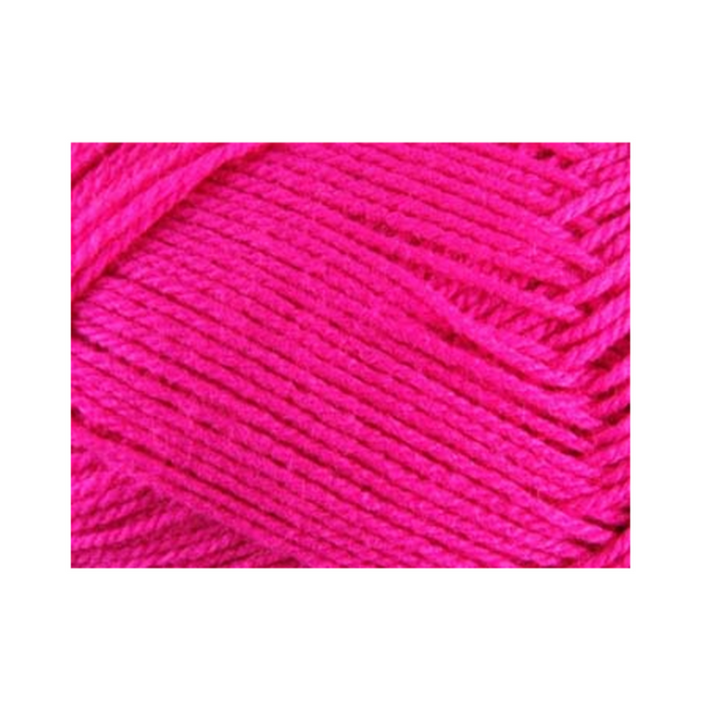 Ronis Acrylic Yarn Solid 38 100g 189m Hi Viz Pink