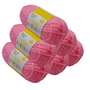Ronis Acrylic Yarn Solid 40 100g 189m Baby Pink – thumbnail