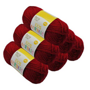 Ronis Acrylic Yarn Solid 47 100g 189m Ruby – thumbnail