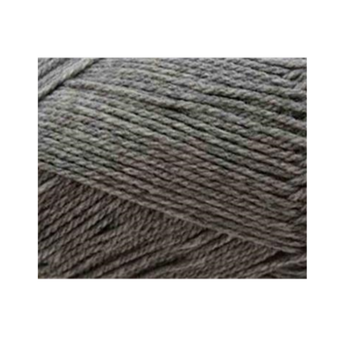 Acrylic Yarn 100g 189m 8ply in solid dove grey, soft DK yarn for knitting and crochet projects