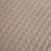 Ronis Adela Velvet Quilted Coverlet with 2 Pillowcases 240x260cm Sandstone