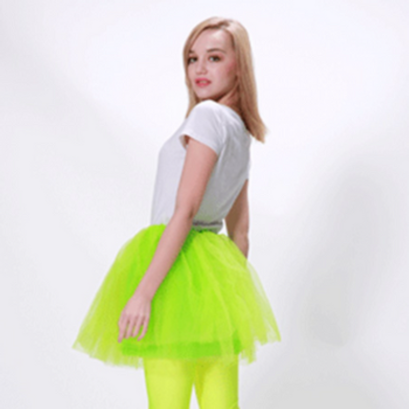 Adult green tutu skirt costume accessory for St Patrick’s Day outfits, themed parties, festivals and fun runs