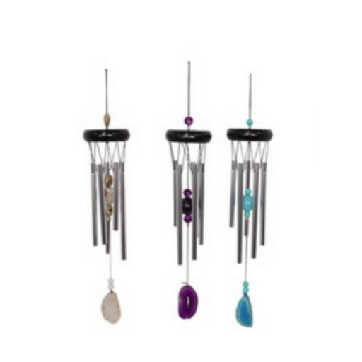 Ronis Agate Stone 5 Tube with Chime 3 Assorted