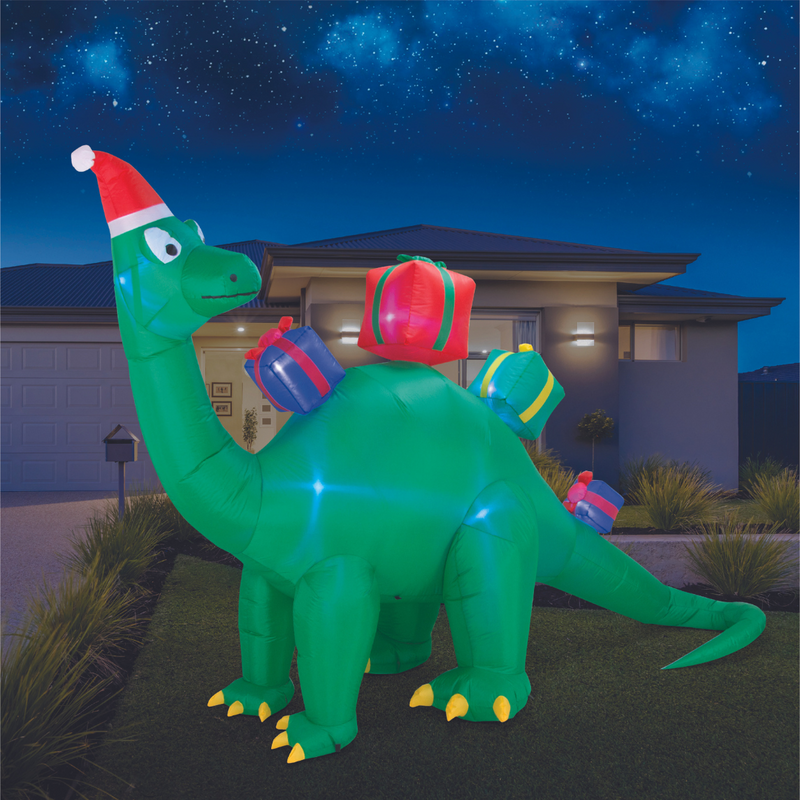 Ronis Airpower Dino with 4 Presents Flashing 340cm