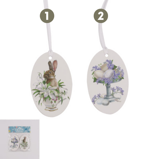 Ronis Antique Easter Gift Tags 6.35x10cm 12pk 2 Asstd