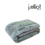 Ronis Archie Faux Fur Throw 130x160cm Sage