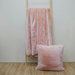 Ronis Archie Faux Fur Throw 130x160cm Soft Pink