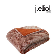 Ronis Archie Faux Fur Throw 130x160cm Terracotta